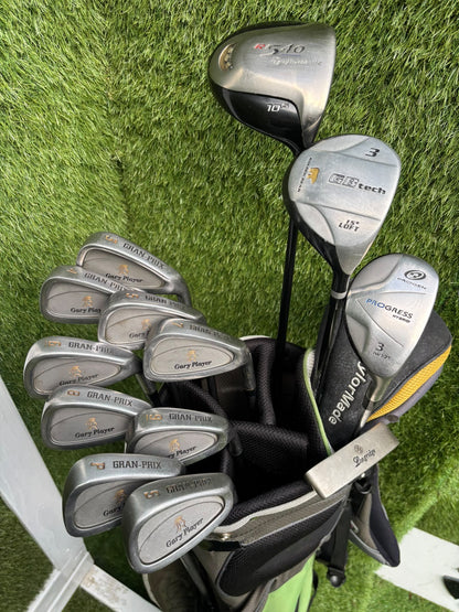 Gary Player Gran-Prix Complete Golf Set – TaylorMade R540 Driver & Wilson Staff Stand Bag