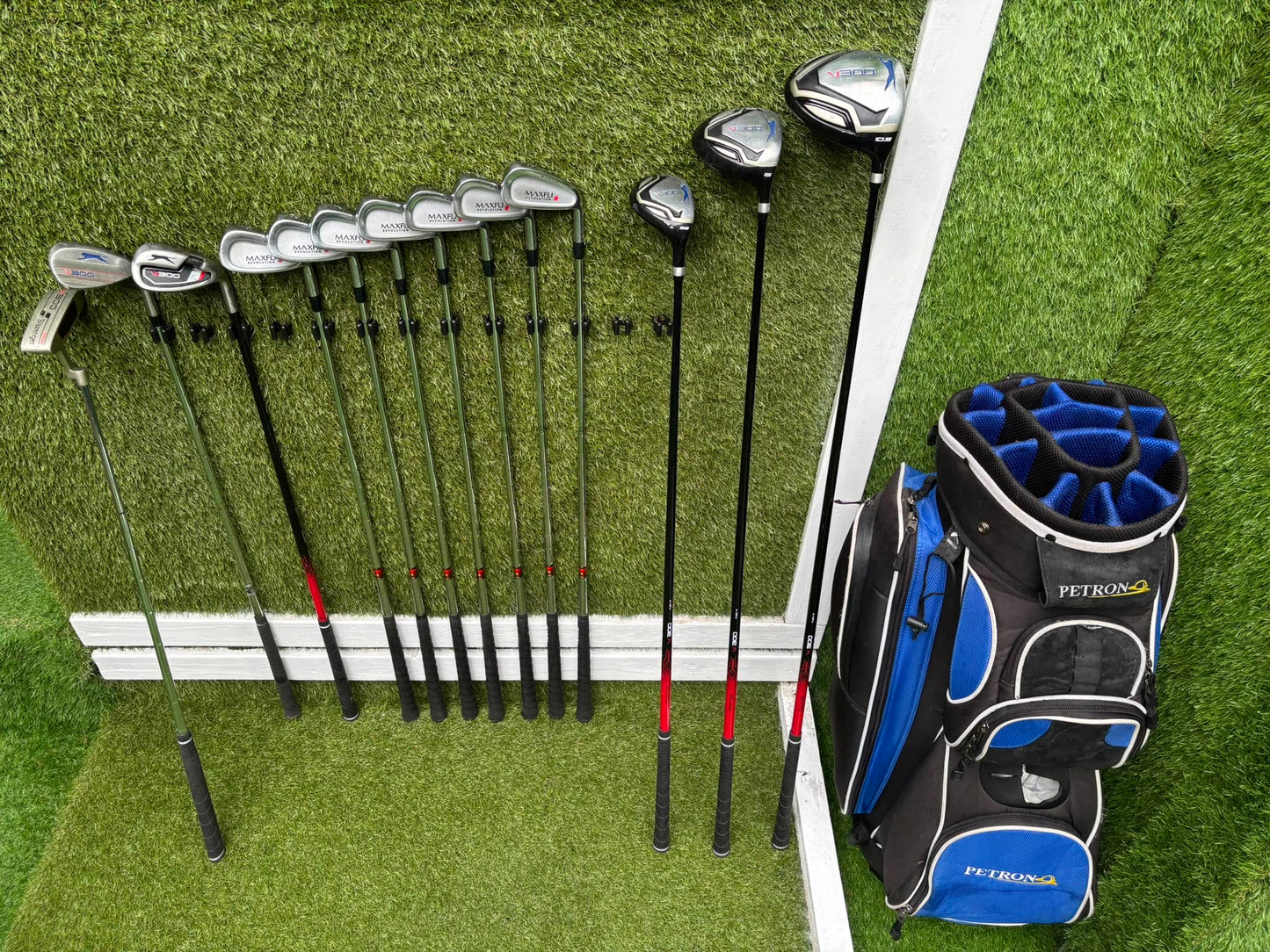 Maxfli Revolution Irons & Slazenger V300 Complete Golf Set