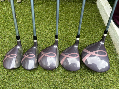 Wilson Hope LX Ladies Complete Golf Set – Matching Woods, Hybrids, 6–SW Irons, Putter & Wilson Bag