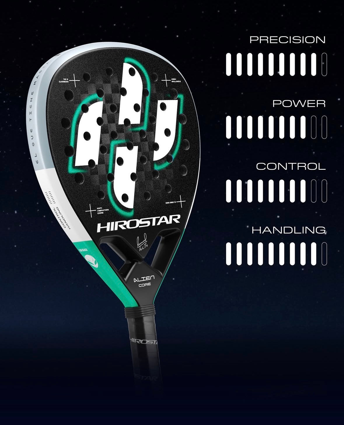 Hirostar Alien Core 2026 - Padel Racket