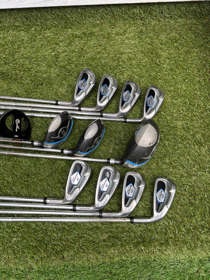 Dunlop MPX Golf Set with Matching MX II Woods, Confidence HC7 Putter & Dunlop Stand Bag