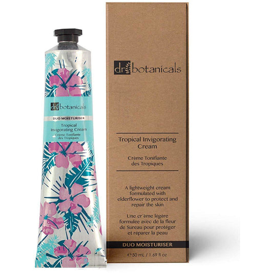 Dr Botanicals Tropical Invigorating Face & Hand Cream 50ml Vegan