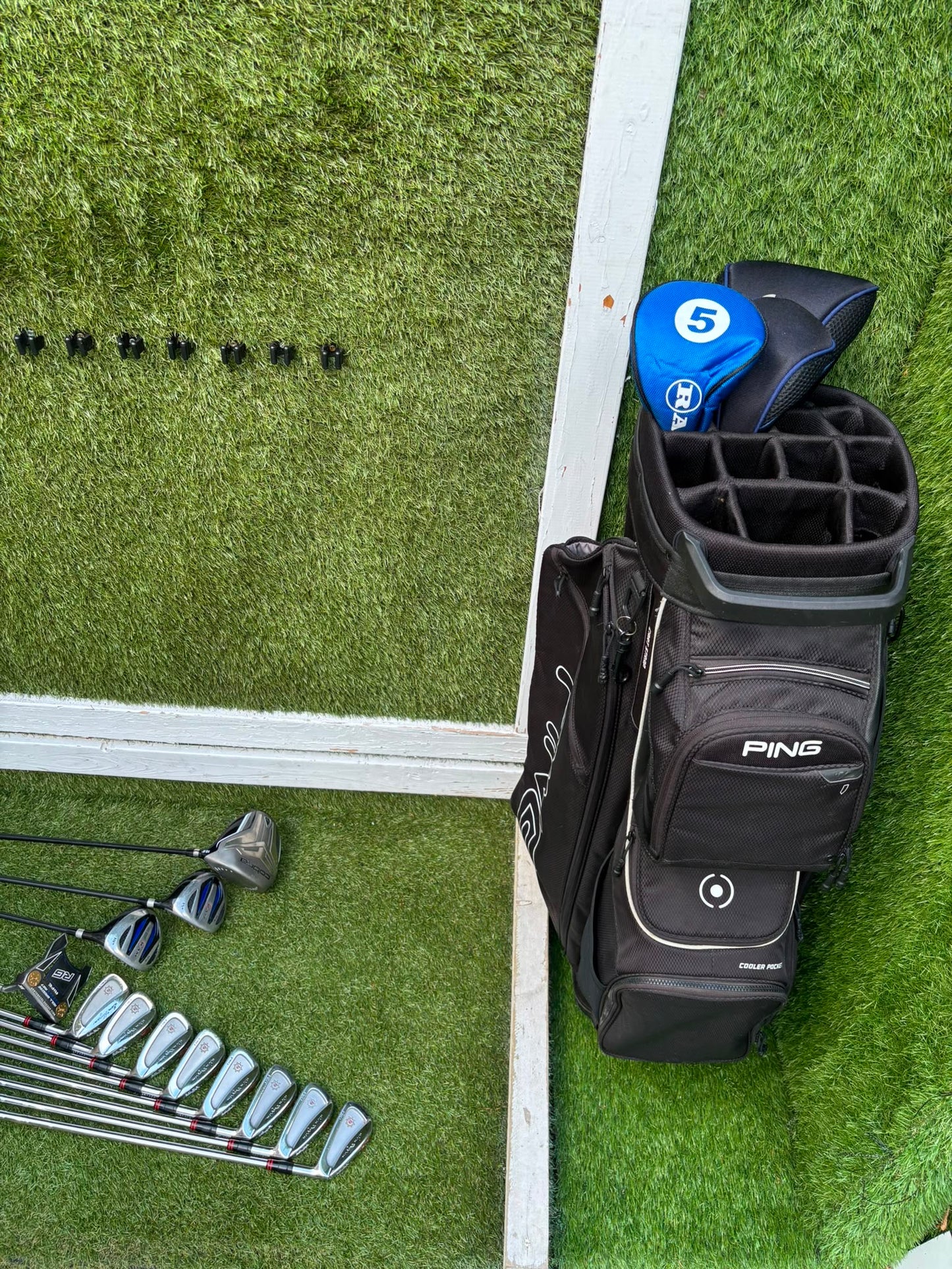 Ben Hogan Apex Edge Pro Forged Golf Set | Cobra FLY-XL Driver | Rife RG7 Putter | PING Traverse Cart Bag
