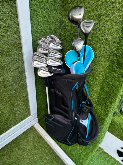 Wilson Matrix Irons 3-SW, Callaway Great Big Bertha Driver, Hybrid & Brand New Stand Bag