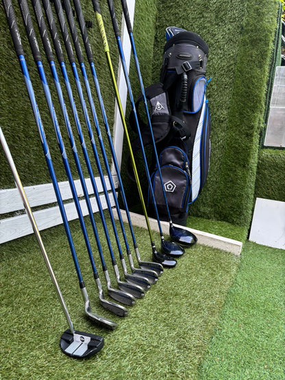 Dunlop DDH SB-21 Golf Set with Benross Hybrid & Stand Bag - Free DPD Delivery