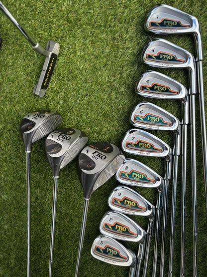 Donnay Pro One Full Golf Set + PowaKaddy Cart Bag (13 Clubs) – Fantastic Like New Condition Just £194.00 Delivered