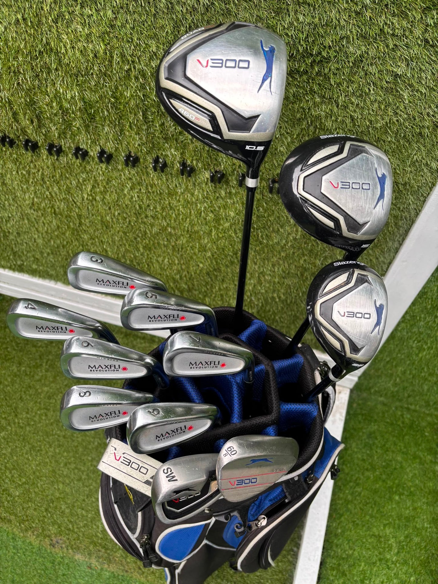 Maxfli Revolution Irons & Slazenger V300 Complete Golf Set
