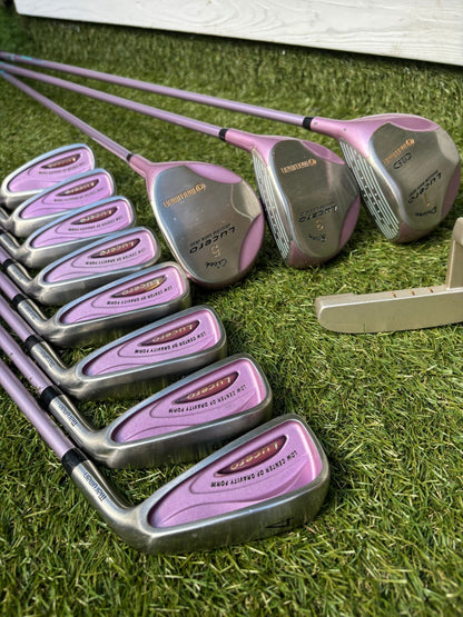 Maruman Lucero Ladies Golf Set (4–SW Irons) + Driver, 3 & 5 Woods + Matching Bag