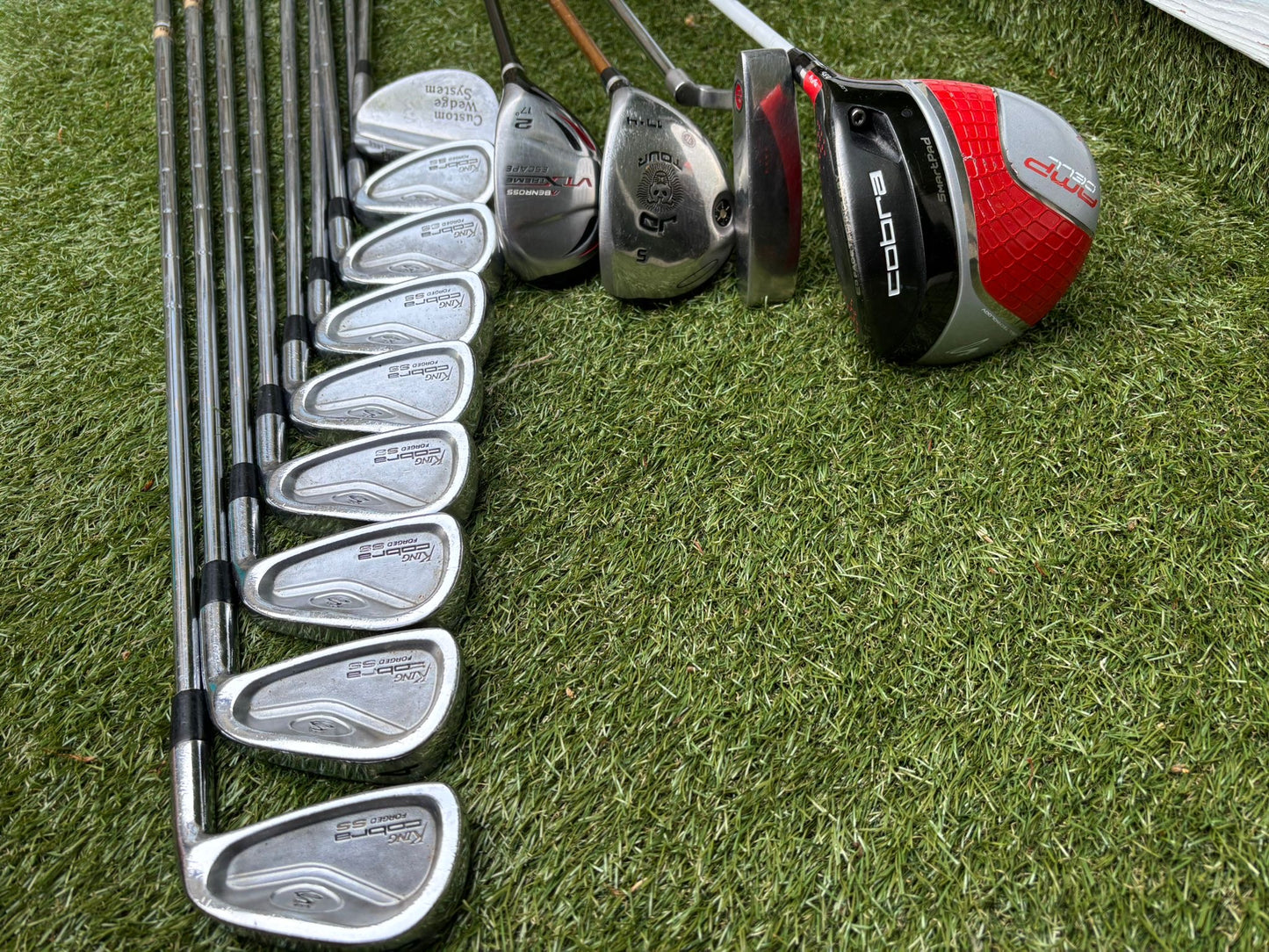 Cobra Forged SS Irons, Cobra AMP Cell Driver & Benross Escape Hybrid Golf Set