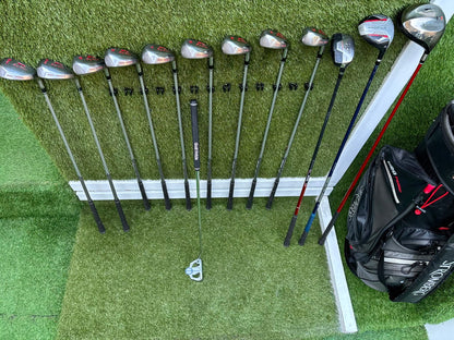 Slazenger Big Eze Complete Golf Package – Wilson 5 Wood, Hybrid, Dunlop Putter & Stromberg H2O Proof Waterproof Bag