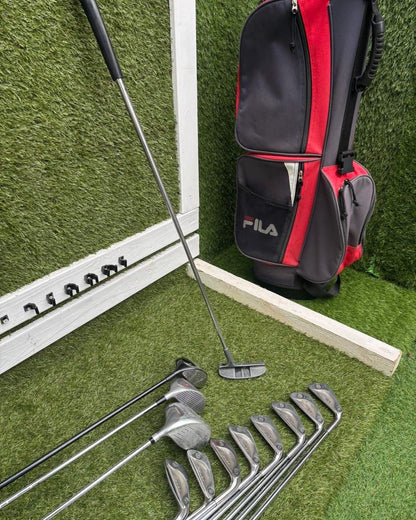Ryder Mk 2 Irons + Donnay / Howson Woods + Putter + Bag – Full 12 Club Set £94.00 Free Delivery