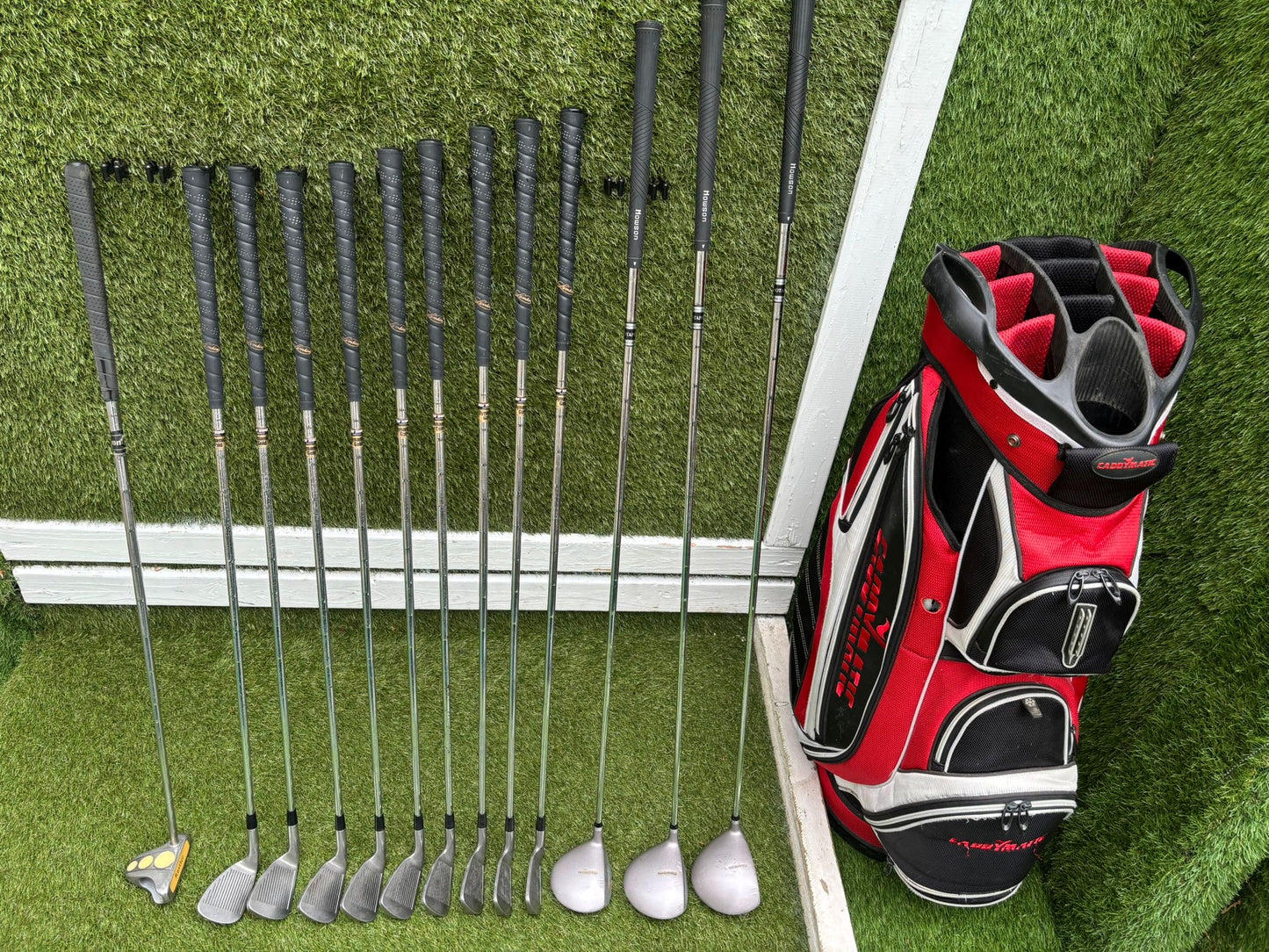Maxfli VHL Irons 3-SW + Howson Woods + Cart Bag Golf Set