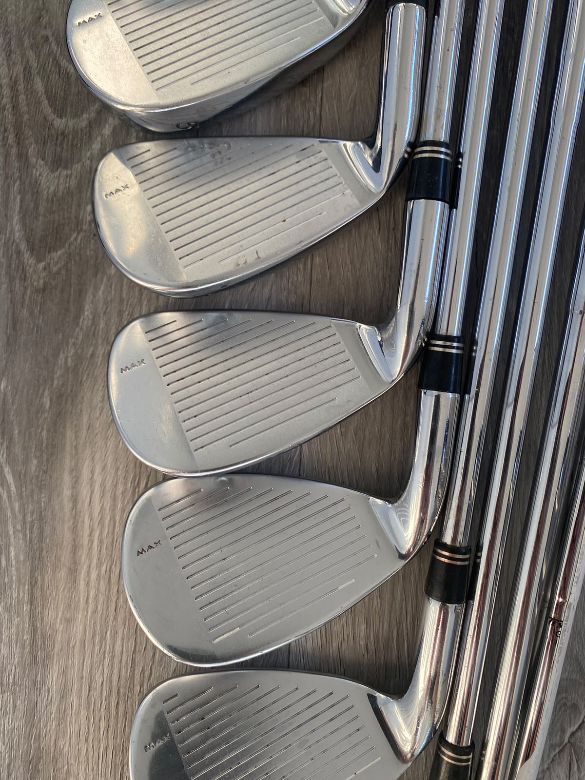 TaylorMade RAC R7 CGB Max Irons 4-PW AW SW (9 Clubs)
