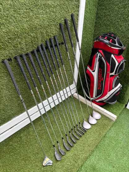 Maxfli VHL Irons 3-SW + Howson Woods + Cart Bag Golf Set