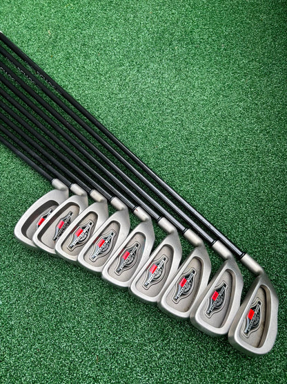 Callaway Big Bertha Left-Handed Golf Set – 3–SW Graphite Irons + 2 Drivers, 3 & 5 Woods