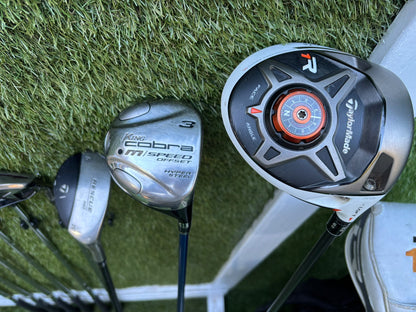 TaylorMade M2 6–SW Irons, R1 Driver, Cobra 3 Wood, Rescue Hybrid, PING Putter & TaylorMade Bag