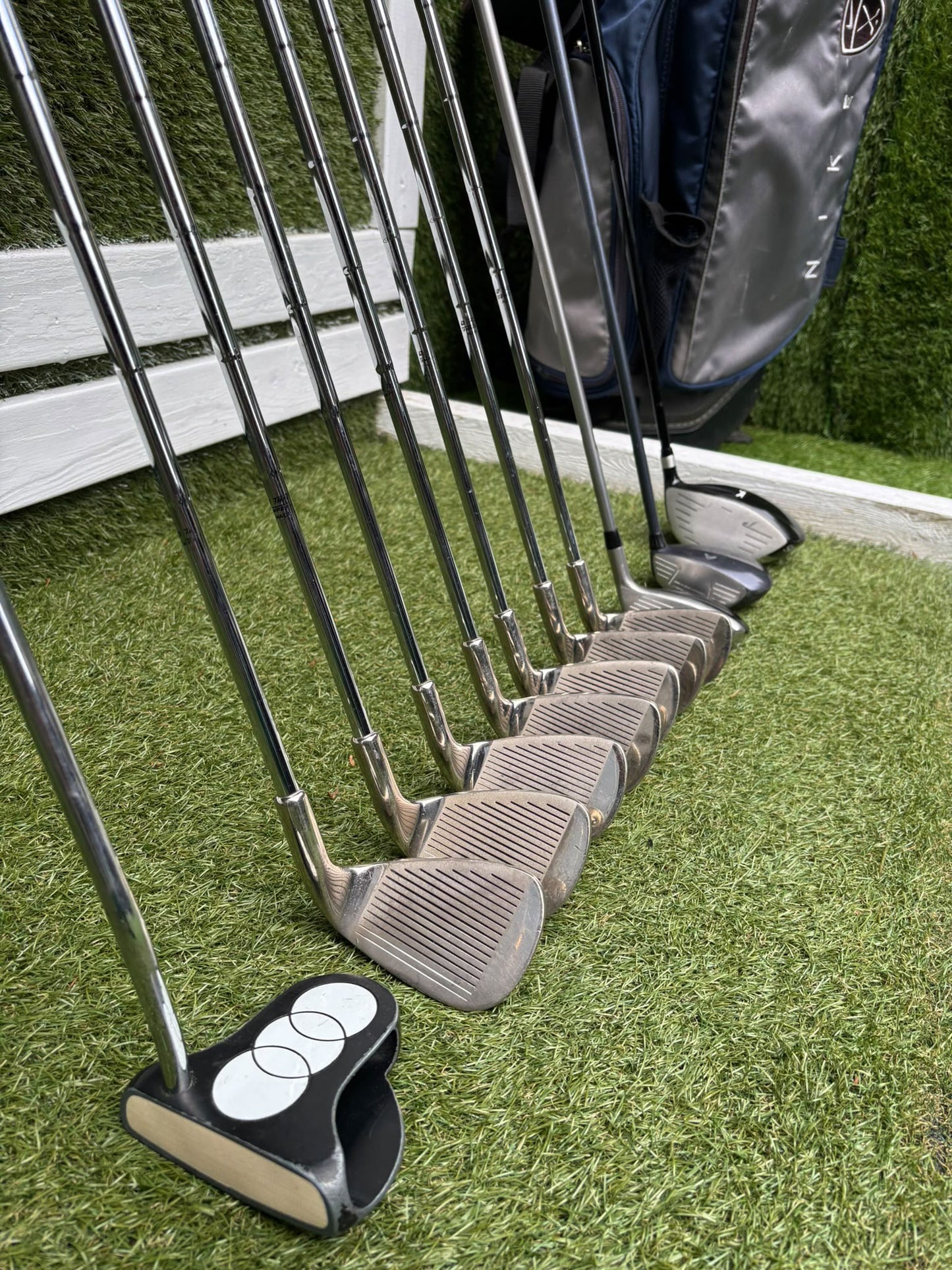 Left-Handed Complete Golf Set – Regal Pro Orbit Irons, PING i15 Hybrid, Callaway Steelhead III & Nike Stand Bag