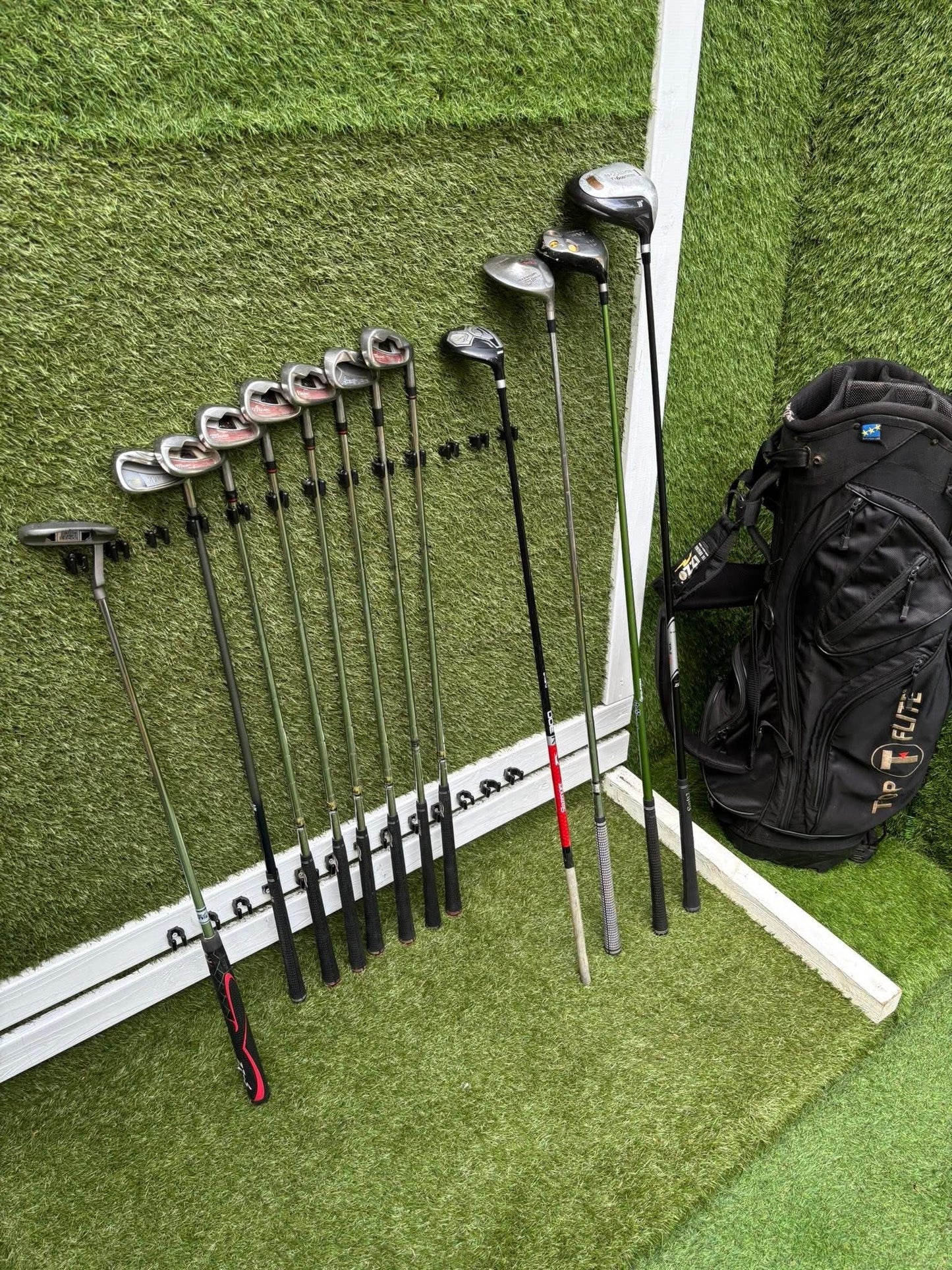 Mixed Brand Golf Set with John Letters, Mizuno & Prosimmon Irons £120.00