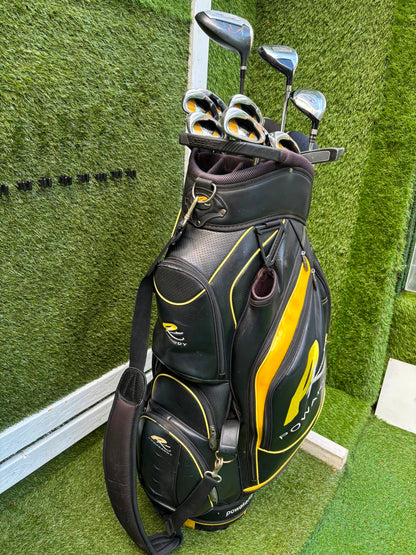 Wilson 1200 CG Golf Set with X31 Driver, RAM Hybrid & Powakaddy Cart Bag