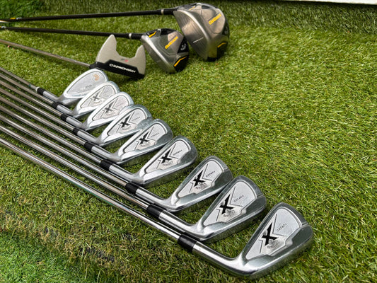Callaway X Forged Irons, Callaway Warbird Woods, Cleveland CG16 Wedge & TaylorMade Cart Bag