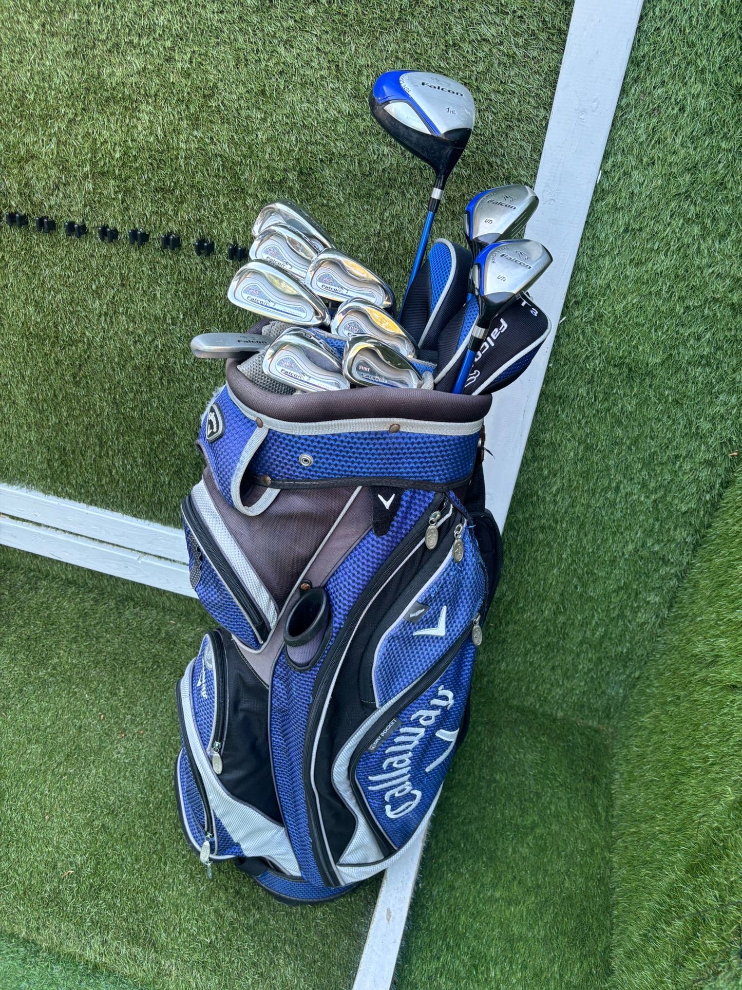 Ladies Falcon Graphite Golf Club Set with Cart Bag