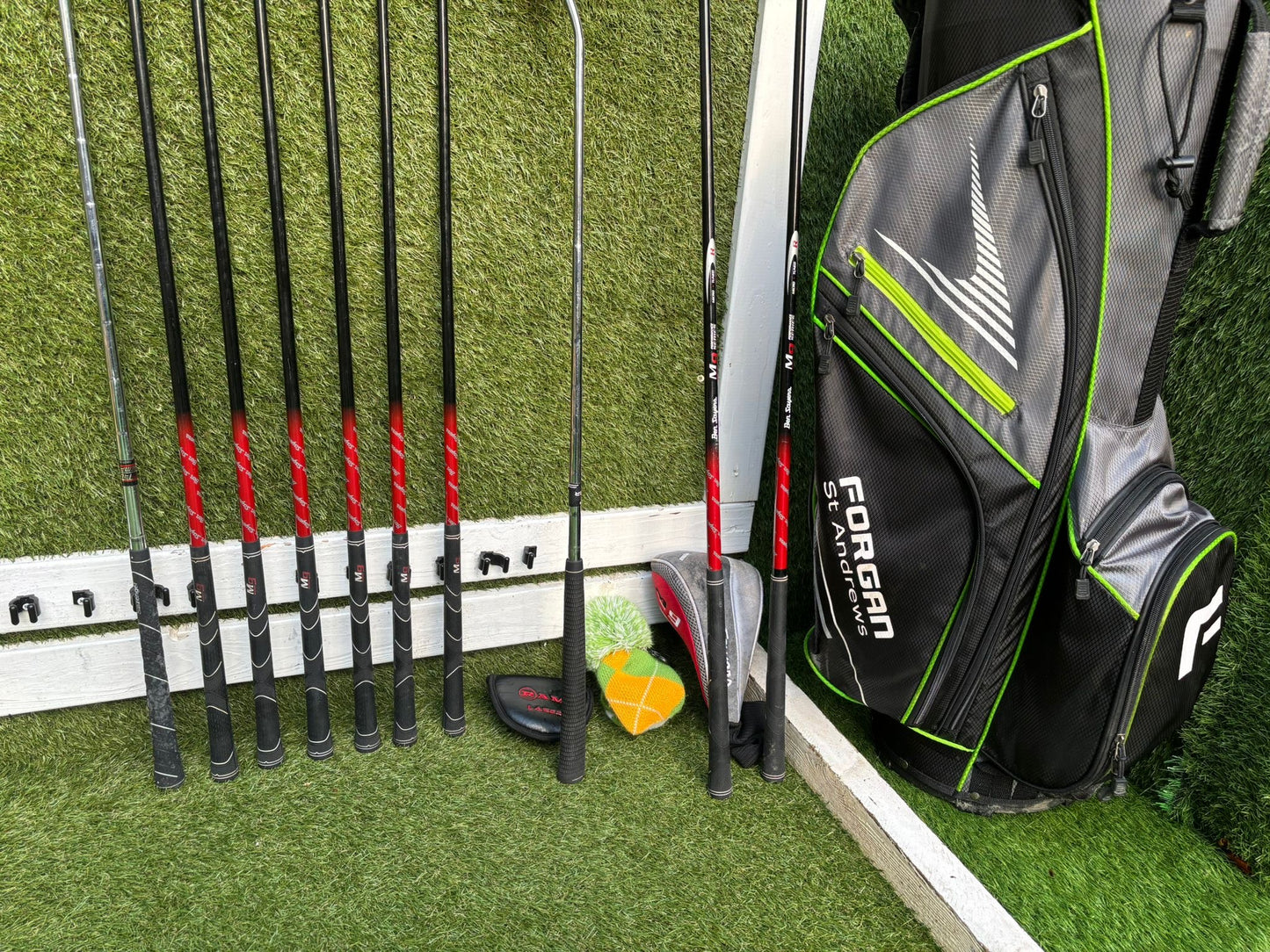 Ben Sayers M9 Full Graphite Golf Set + Forgan Bag + Matching Trolley