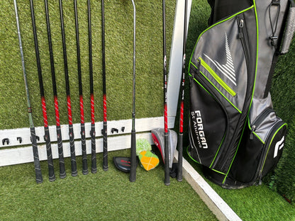 Ben Sayers M9 Full Graphite Golf Set + Forgan Bag + Matching Trolley