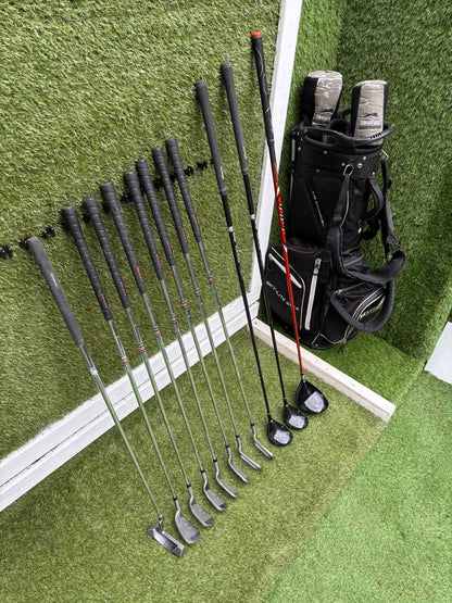 Fazer FirePower Irons 5-SW + Slazenger Woods + Waterproof Stand Bag