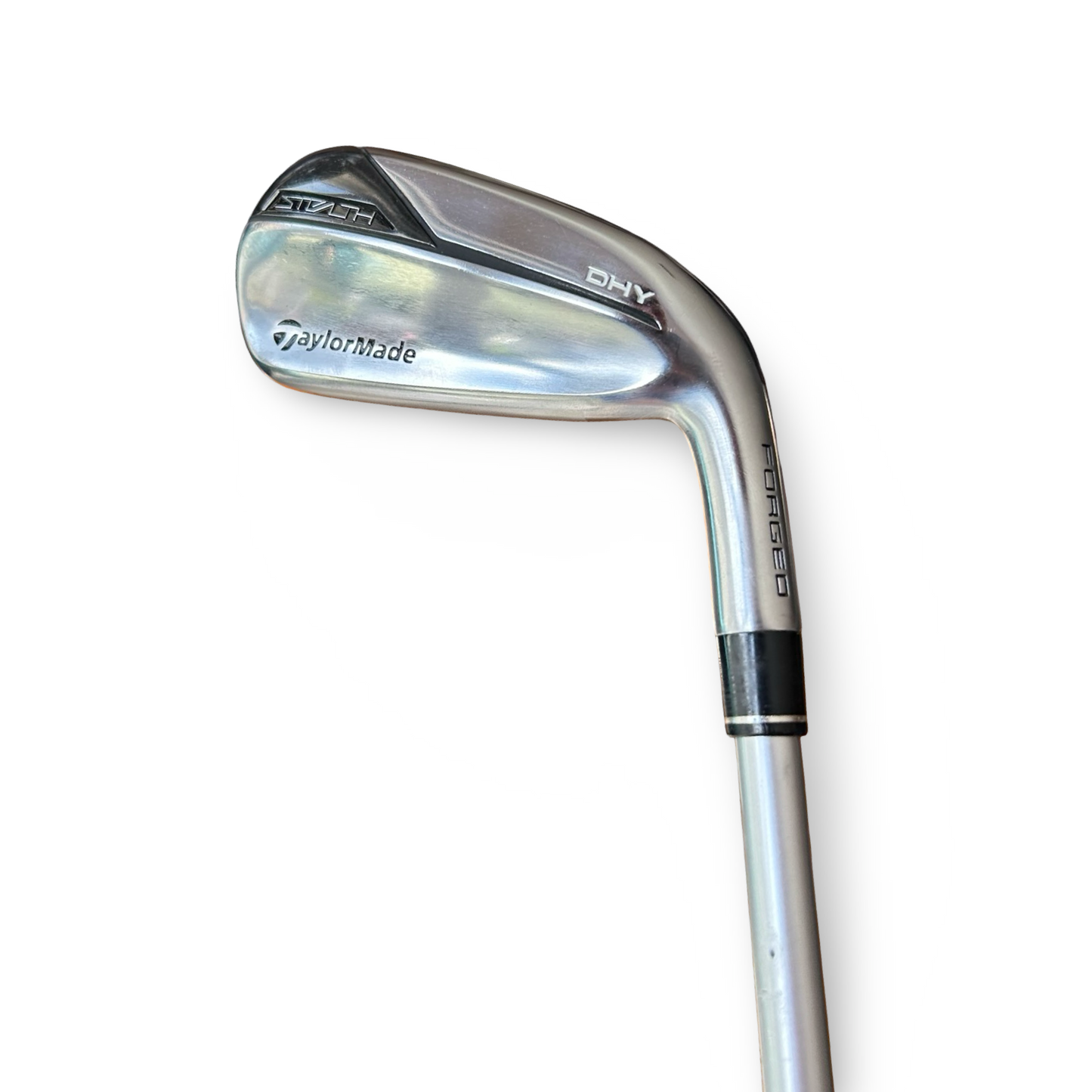 TaylorMade Stealth DHY 3 Iron 19 Degree Forged Graphite Ascent 75HY Stiff Flex Recently Fitted Grip