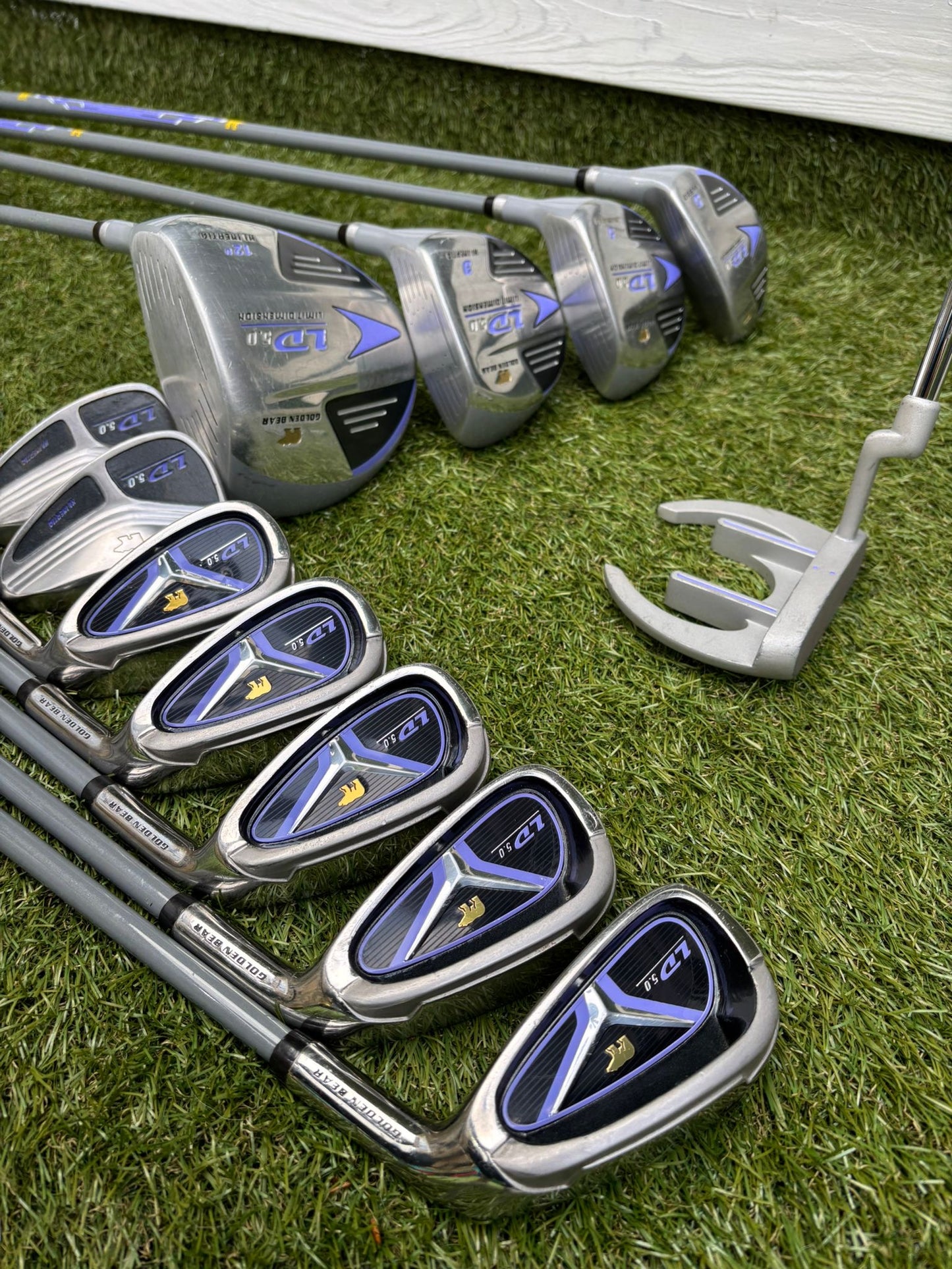 Ladies Golden Bear LD 5.0 Full Golf Set (6–PW + 3 Wedges + Driver + Woods + Hybrid + Bag)