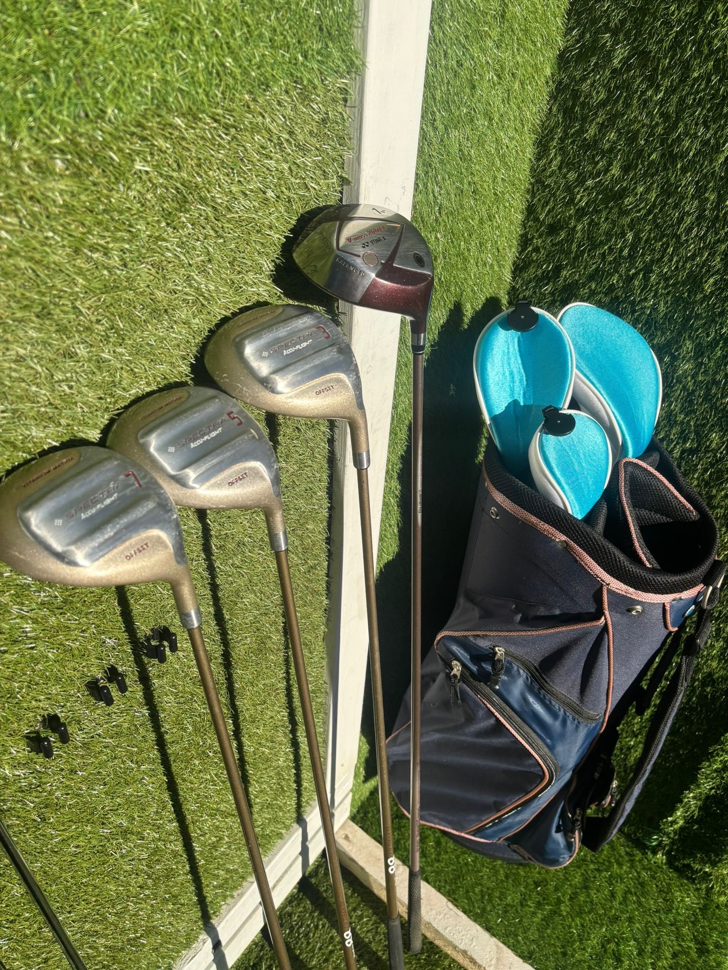 Ladies-Friendly Full Golf Set | Yonex Driver + Fazer Woods + Fazer HOT-1 Irons + Wilson Bag (13 Clubs)