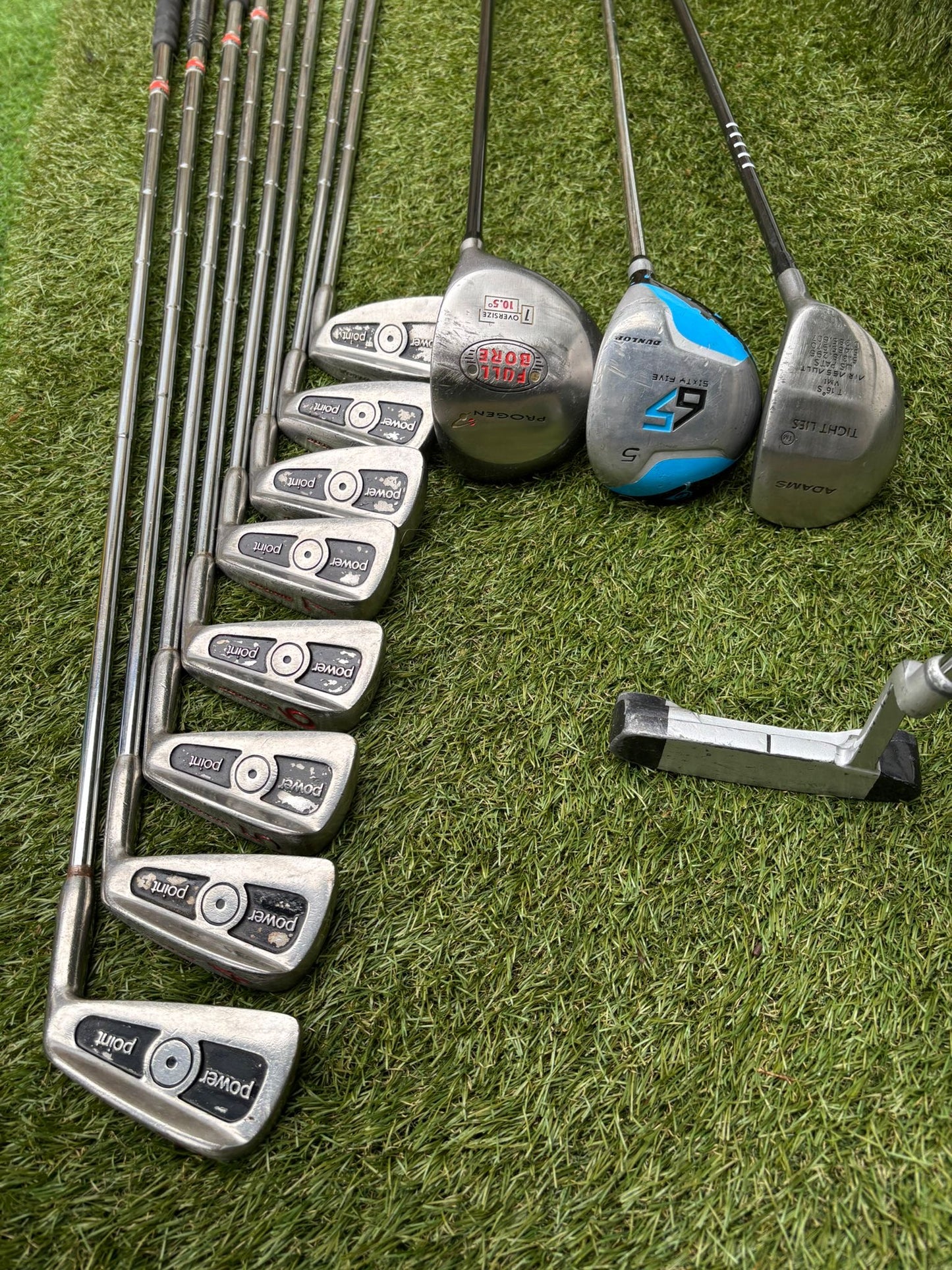 12 Club Complete Golf Set with Cavity-Back Irons & Stand Bag