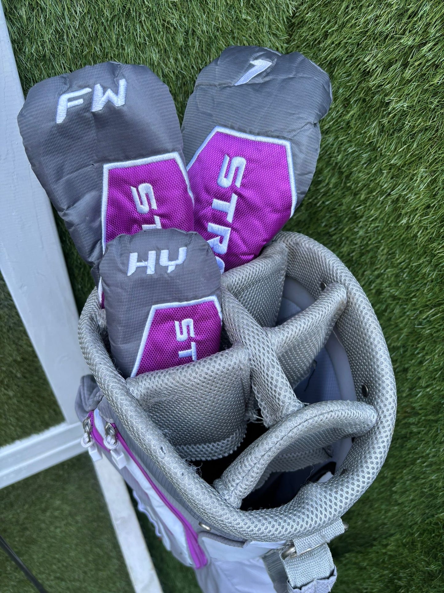 🔥 Wilson Stretch XLS Ladies Set (7–SW) + Driver / 5 Wood / Hybrid + Matching Bag