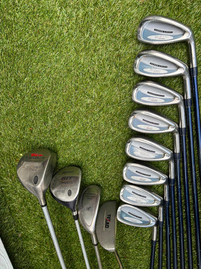 Texan Power Cavity Golf Complete Set & Titleist Bag - PLEASE  READ THE DESCRIPTION ABOUT THE BAG!!