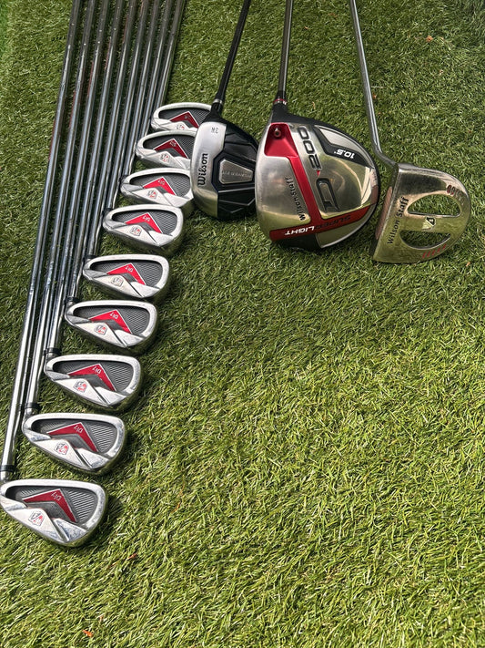 Wilson Staff Di7 Golf Set with D200 Driver & Powakaddy Cart Bag - With Free DPD Delivery