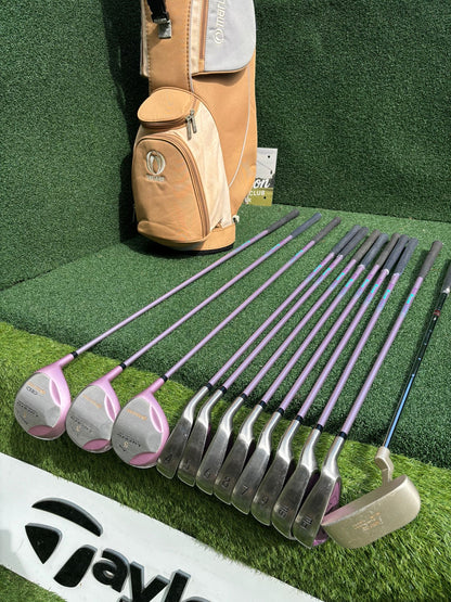 Maruman Lucero Ladies Golf Set (4–SW Irons) + Driver, 3 & 5 Woods + Matching Bag