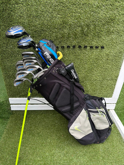 PING G2 / G5 Complete Golf Set – Cleveland Milled Putter & Nike Vapor Stand Bag