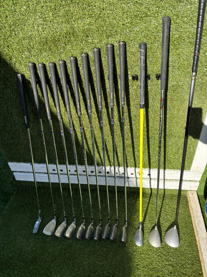 Tristar II 3–SW Irons + RAM FX Driver + Wilson Staff Cleek + Masters Stand Bag – 13 Clubs