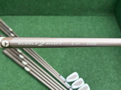 TaylorMade LCG 4–SW Ladies Irons – Bubble 2 L60 Graphite Shafts