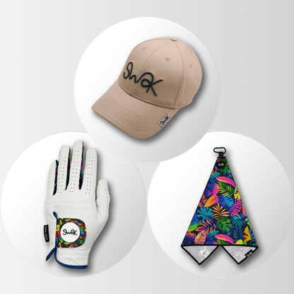 Colourful Leaves Hat, Glove & Towel (Bundle)