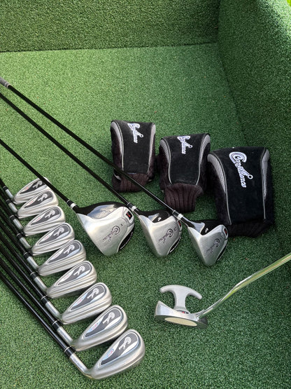 Confidence CG460 3–SW Irons, 10.5° Driver, 3 & 5 Woods, Putter & Matching Bag – Unused Condition