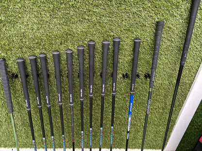 John Letters Trilogy T5 Graphite Iron Set + Woods & Motocaddy Bag