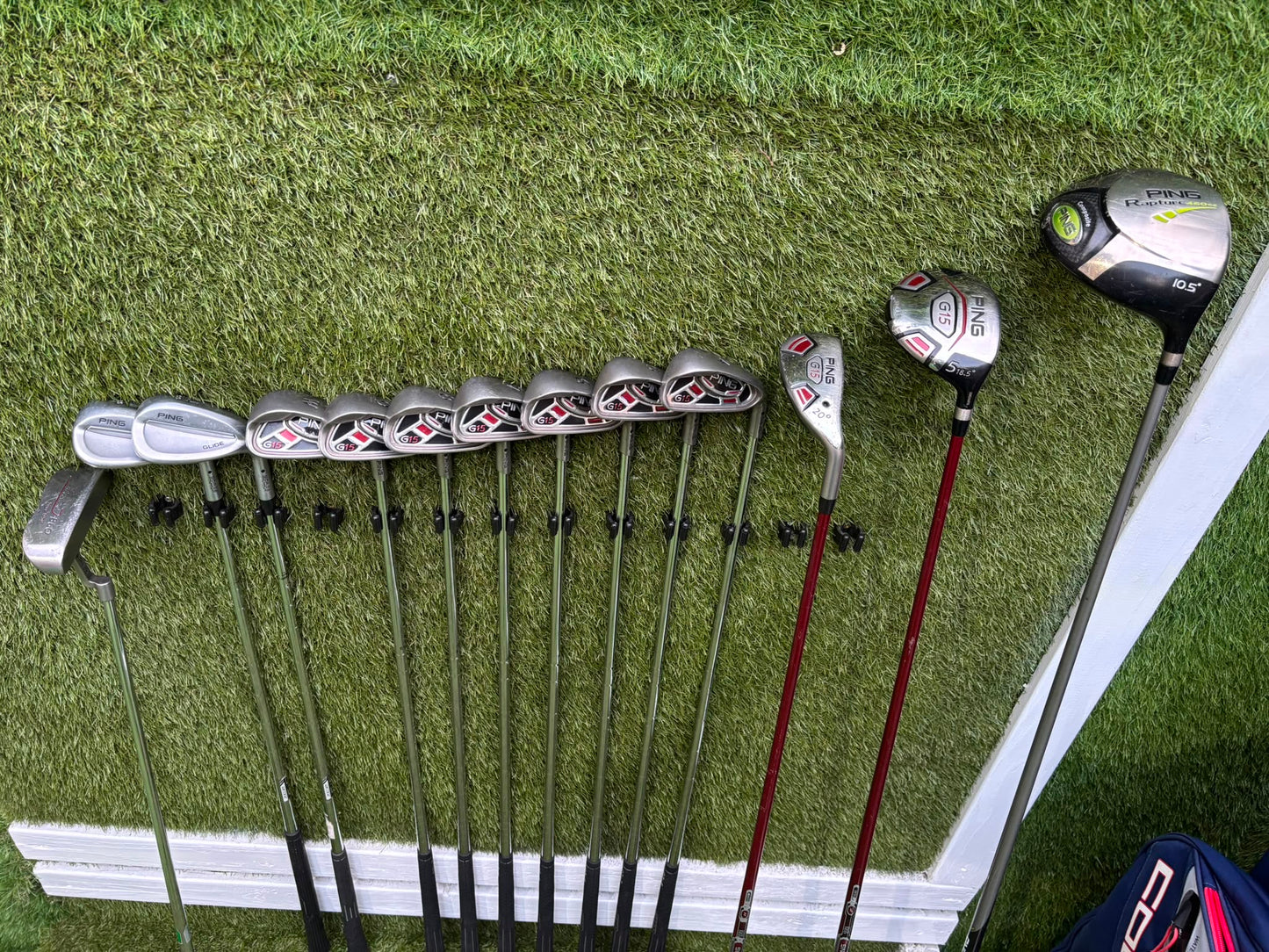 Ping G15 Complete Golf Set + Rapture Driver, Glide Wedges & Cobra Cart Bag