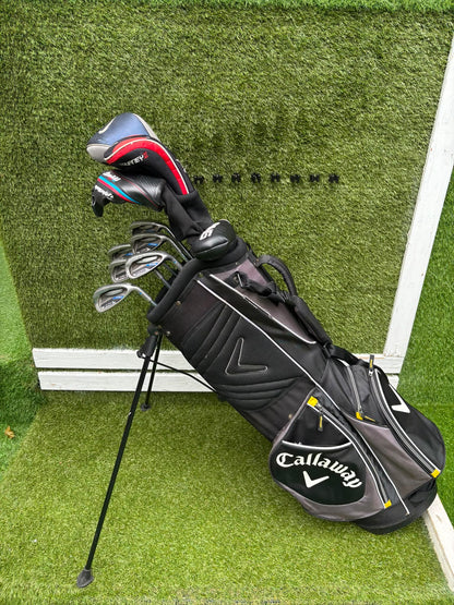 Ping G30 Graphite Irons 6-U, TaylorMade M4 Rescue, Nike SQ Driver & Callaway Stand Bag Stunning Set