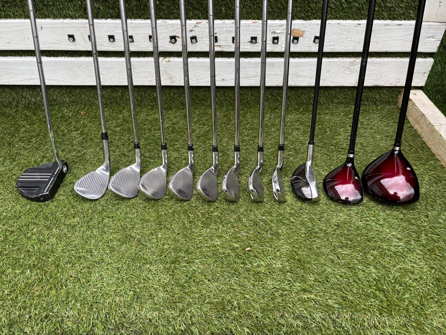 Wilson Deep Red Woods + Ram Concept Irons Set + Mizuno Stand Bag - Free P&P