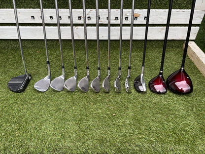 Wilson Deep Red Woods + Ram Concept Irons Set + Mizuno Stand Bag - Free P&P