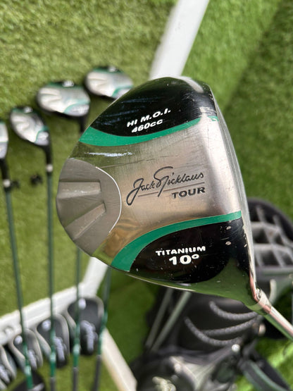 Jack Nicklaus Tour – Full Matching 14-Club Golf Set + Bag £294 + Free Delivery
