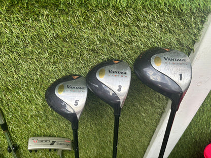 🔥 Wilson Ultra Irons + Vantage Vision Woods + Slazenger Putter