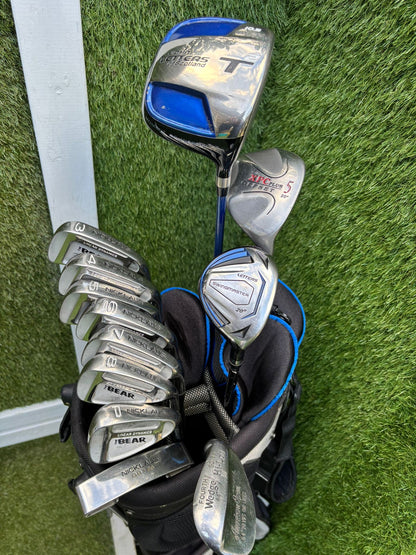 Jack Nicklaus Bear Iron Set + John Letters Driver + Woods + Bag – Full Starter Setup