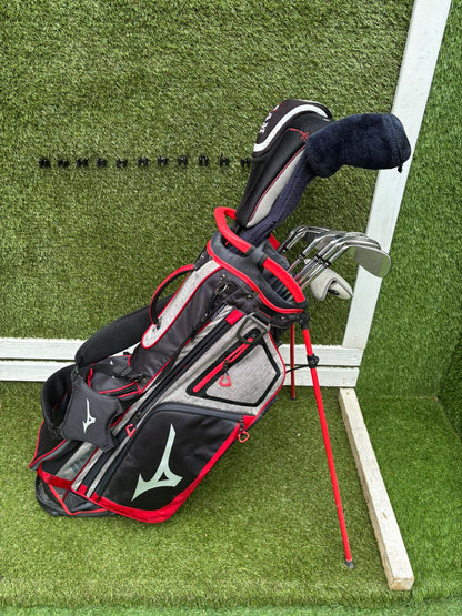 Wilson Deep Red Woods + Ram Concept Irons Set + Mizuno Stand Bag - Free P&P